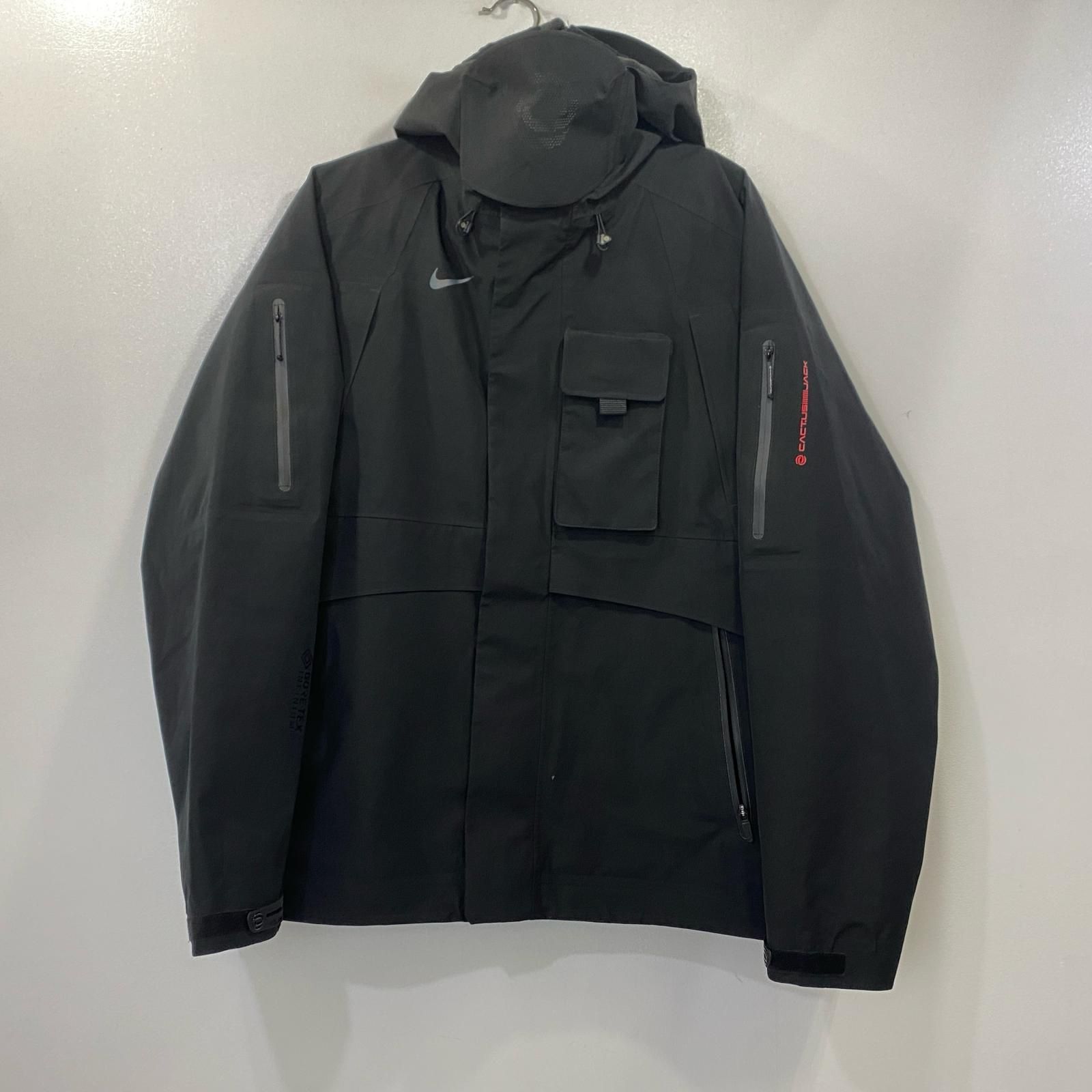 【姫路東店】 中古 NIKE | ナイキ ×CACTUS JACK ナイロンジャケット NRG BH JACKET DM1276-010 2021A/W ブラック サイズ：XL 【095】