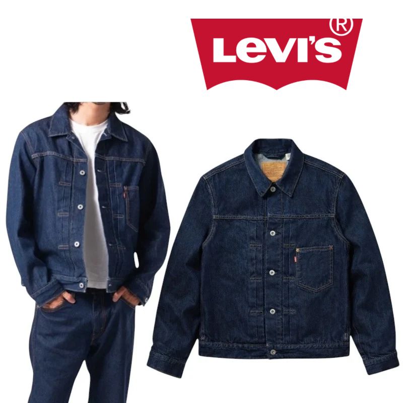 リーバイス Levi’s ファースト TYPE I トラッカージャケット デニムジャケット Gジャン ダークインディゴ DARK INDIGO セルビッジ メンズ a31740030 13,578円