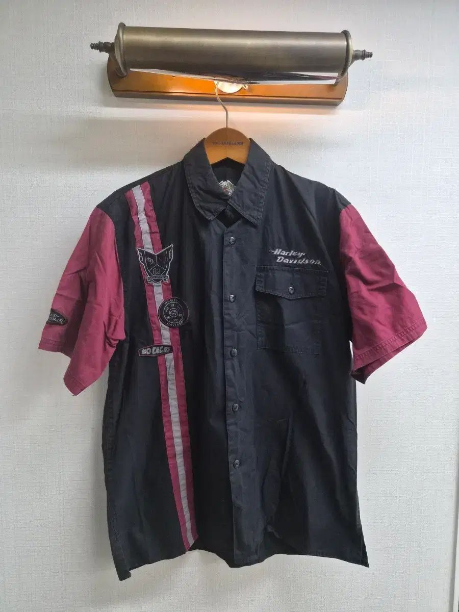 L) ハーレーダビッドソン ウォーク 半袖 シャツ 出品