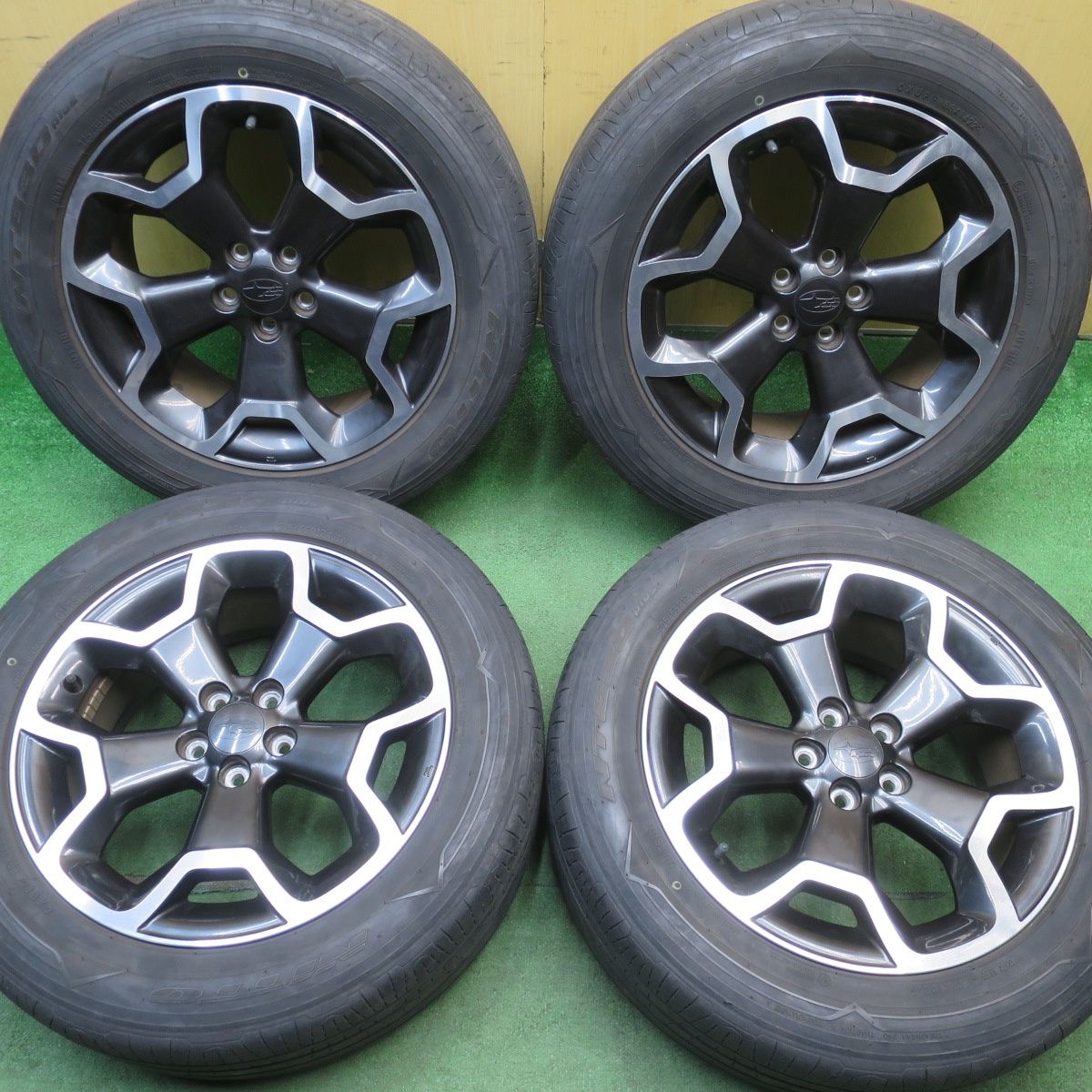 4本価格！22年★スバル XV 純正 225/55R17 ニットー NT830 プラス 17インチ PCD100/5H★6042903NJノ