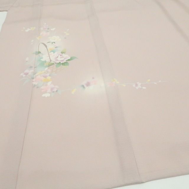 ❁tomihisa❁新品 絽 五泉 お仕立て上がり品 手描き友禅 夏着物“染め