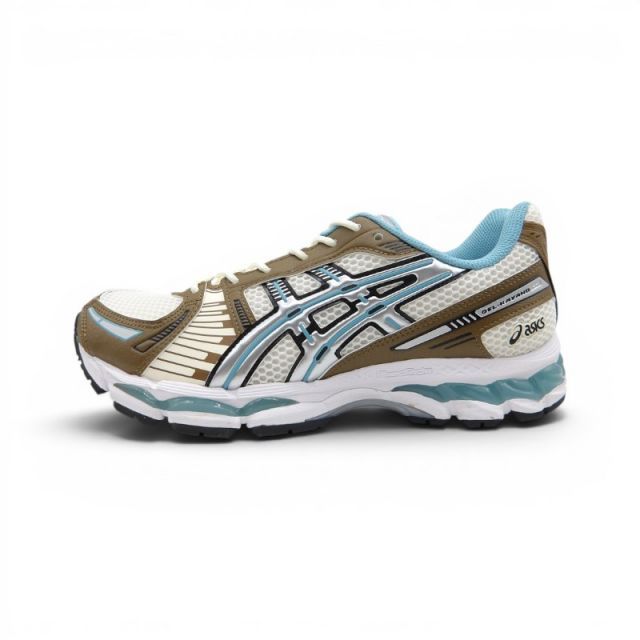ASICS 2025 GEL-KAYANO 12.1 CREAM/STILLWATER サイズ27.0cm 1203A827-101 箱有 アシックス ゲルカヤノ 12.1 スニーカー 大名店