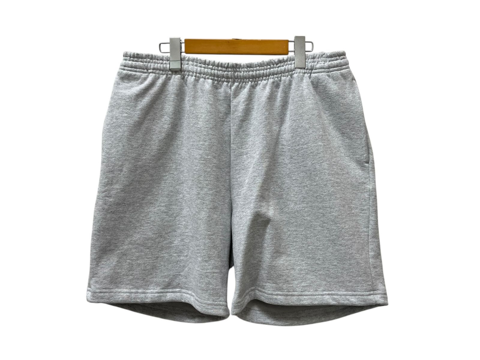 LOS ANGELES APPAREL (ロサンゼルスアパレル) Heavy Fleece Mid Short スエットショートパンツ HF-02 XL ASH メンズ/199