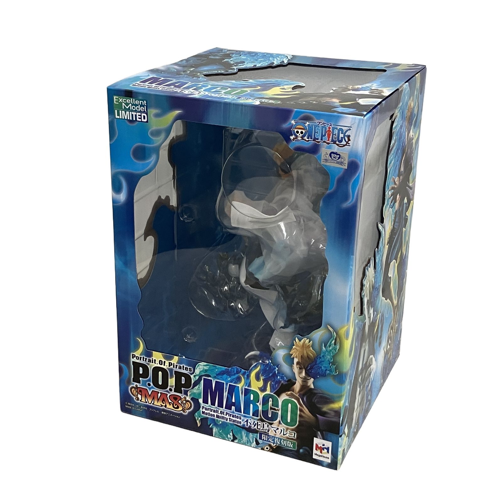 メガハウス ONE PIECE ワンピース POP MAS 不死鳥マルコ 限定復刻版 フィギュア 中古 美品 M11213167
