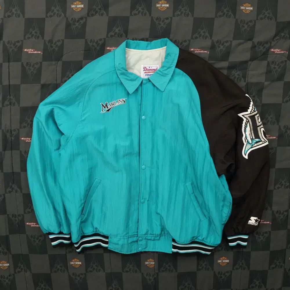 90S スターター フローリダ・マーリンズ ブルゾン ジャケット 3XL B17