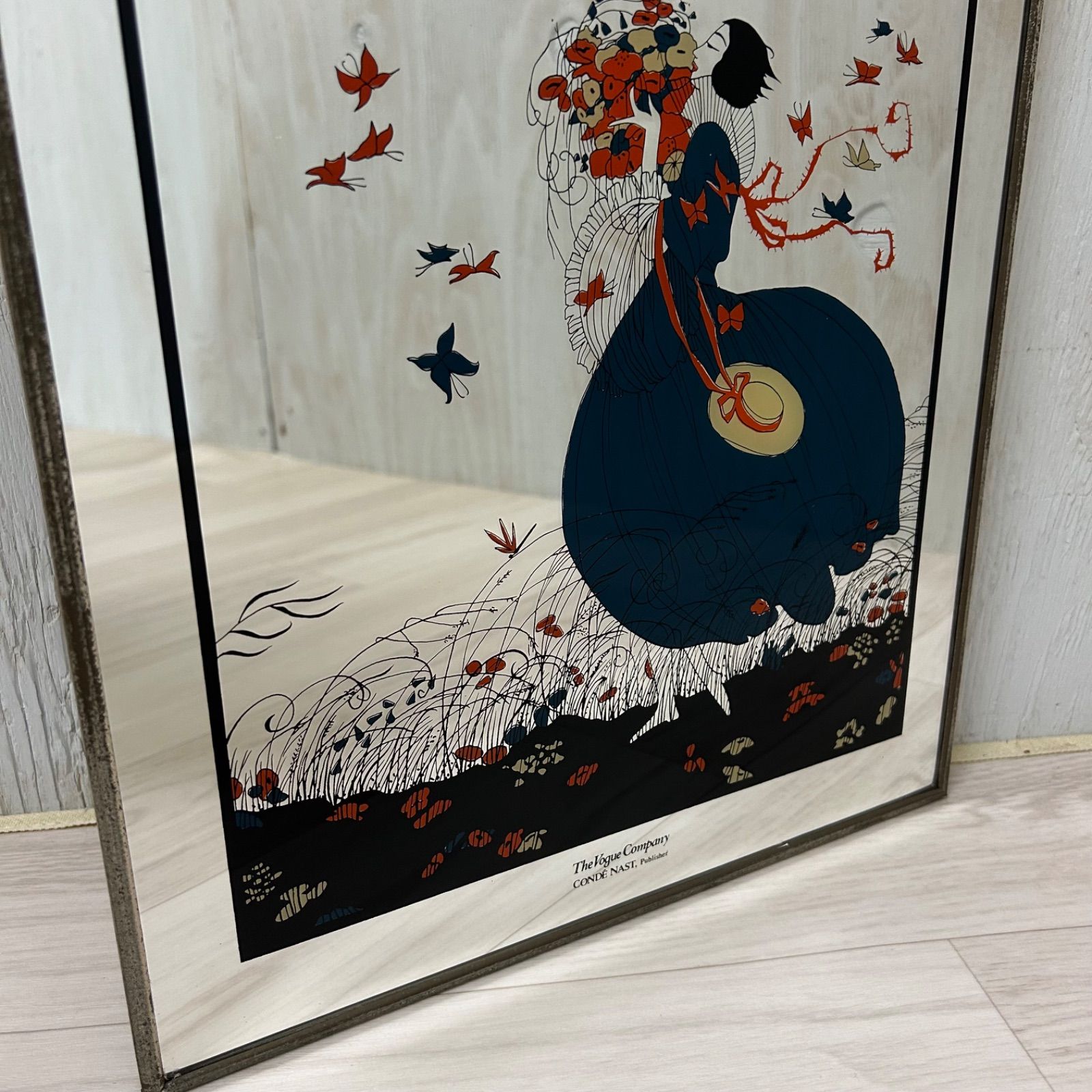 VOGUE パブミラー 壁掛け鏡 アートフレーム ヴォーグ インテリア