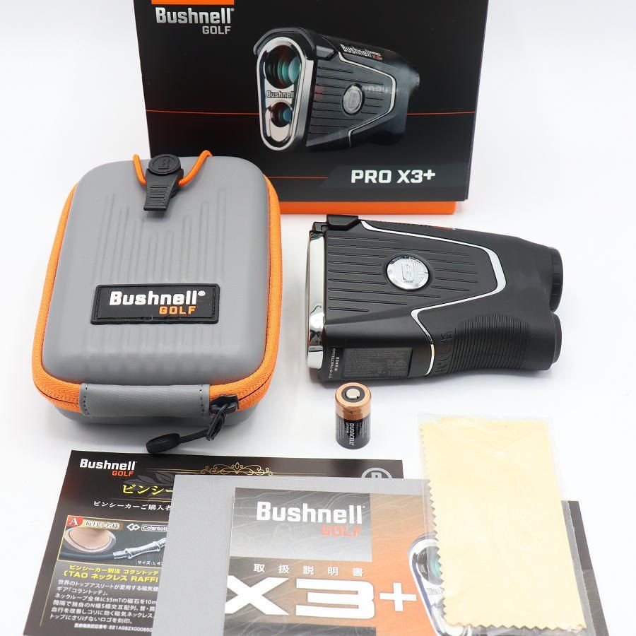 【美品】Bushnell PINSEEKER PRO X3 PLUS JOLT ゴルフ用レーザー距離計 ブッシュネル ピンシーカープロ プラス ジョルト 本体