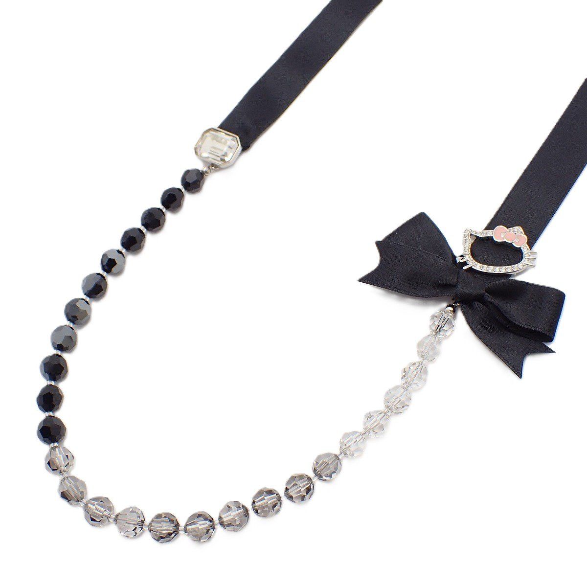 美品】SWAROVSKI スワロフスキー ハローキティ リボン ネックレス