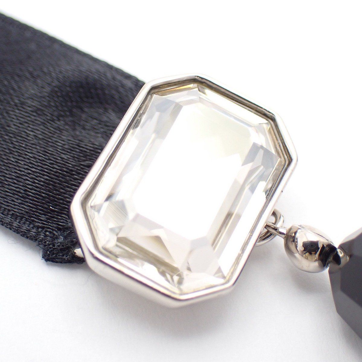 美品】SWAROVSKI スワロフスキー ハローキティ リボン ネックレス 