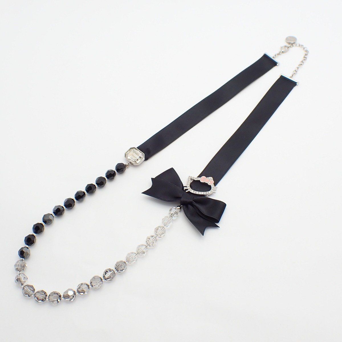 Swarovski】リボンネックレス【美品】