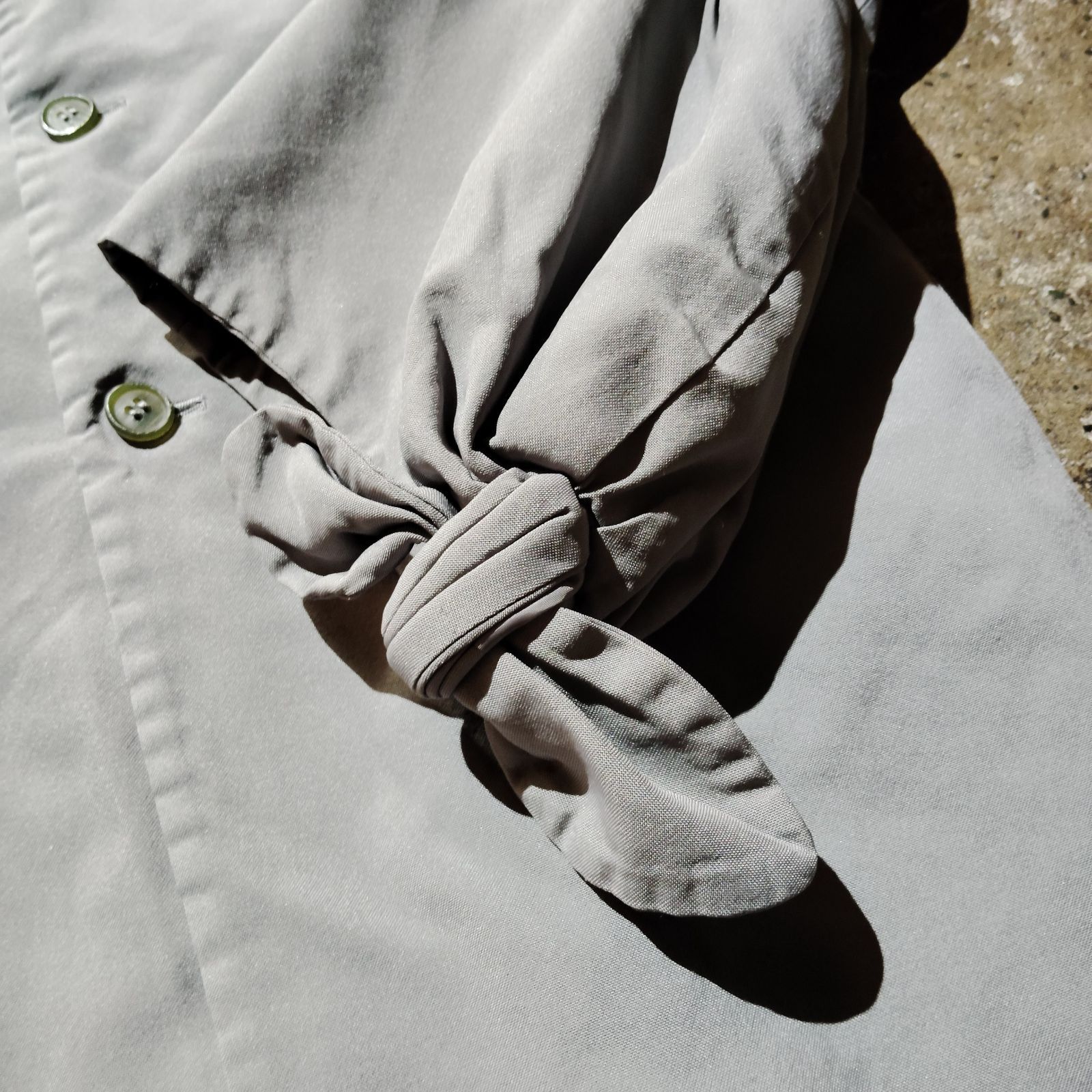 COMME des GARCONS COMME des GARCONS 18ss ポリ縮袖リボンジャケット 