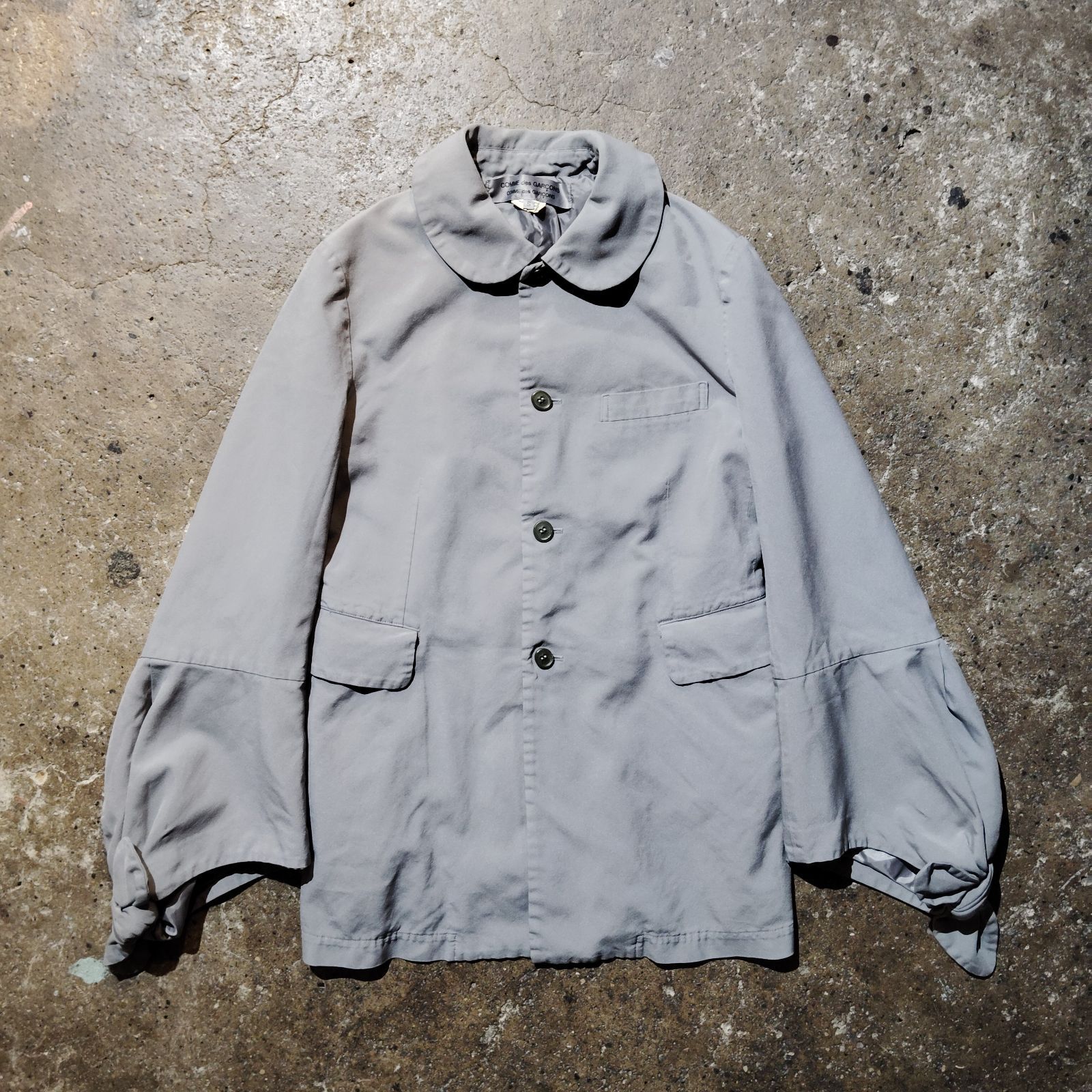 COMME des GARCONS COMME des GARCONS 18ss ポリ縮袖リボンジャケット 