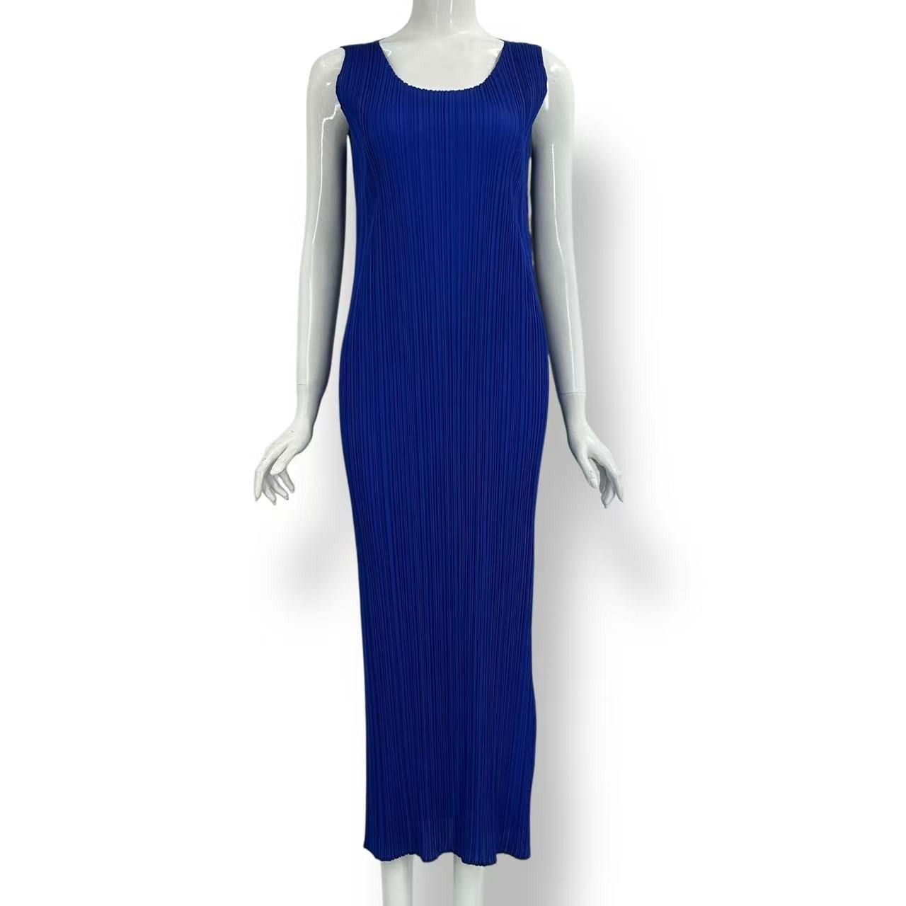 極美品 ISSEY MIYAKE イッセイミヤケ PLEATS PLEASE プリーツプリーズ ワンピース ブルー サイズ2