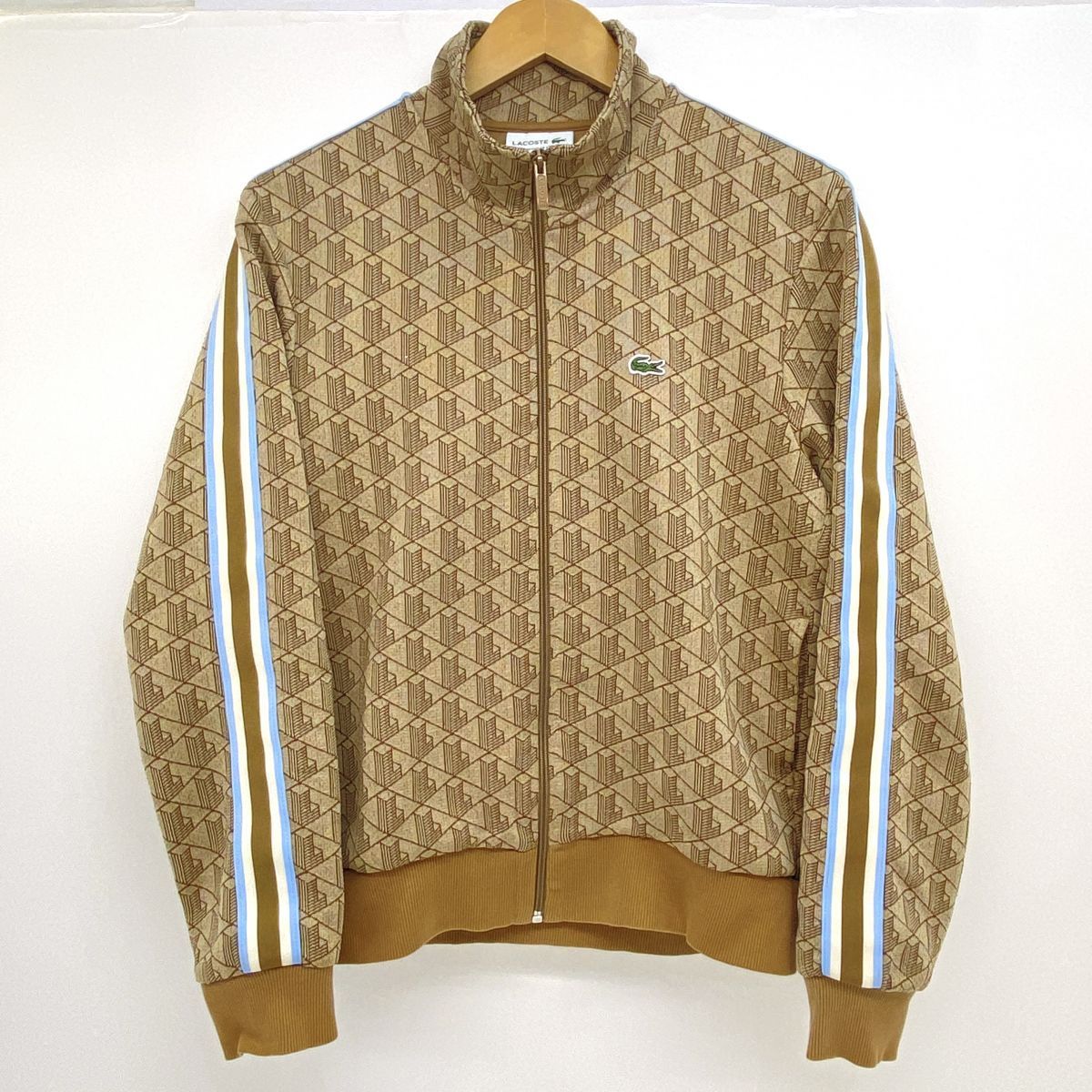 LACOSTE ラコステ モノグラムジャカードトラックジャケット サイズ/FR:4 US:M ※中古