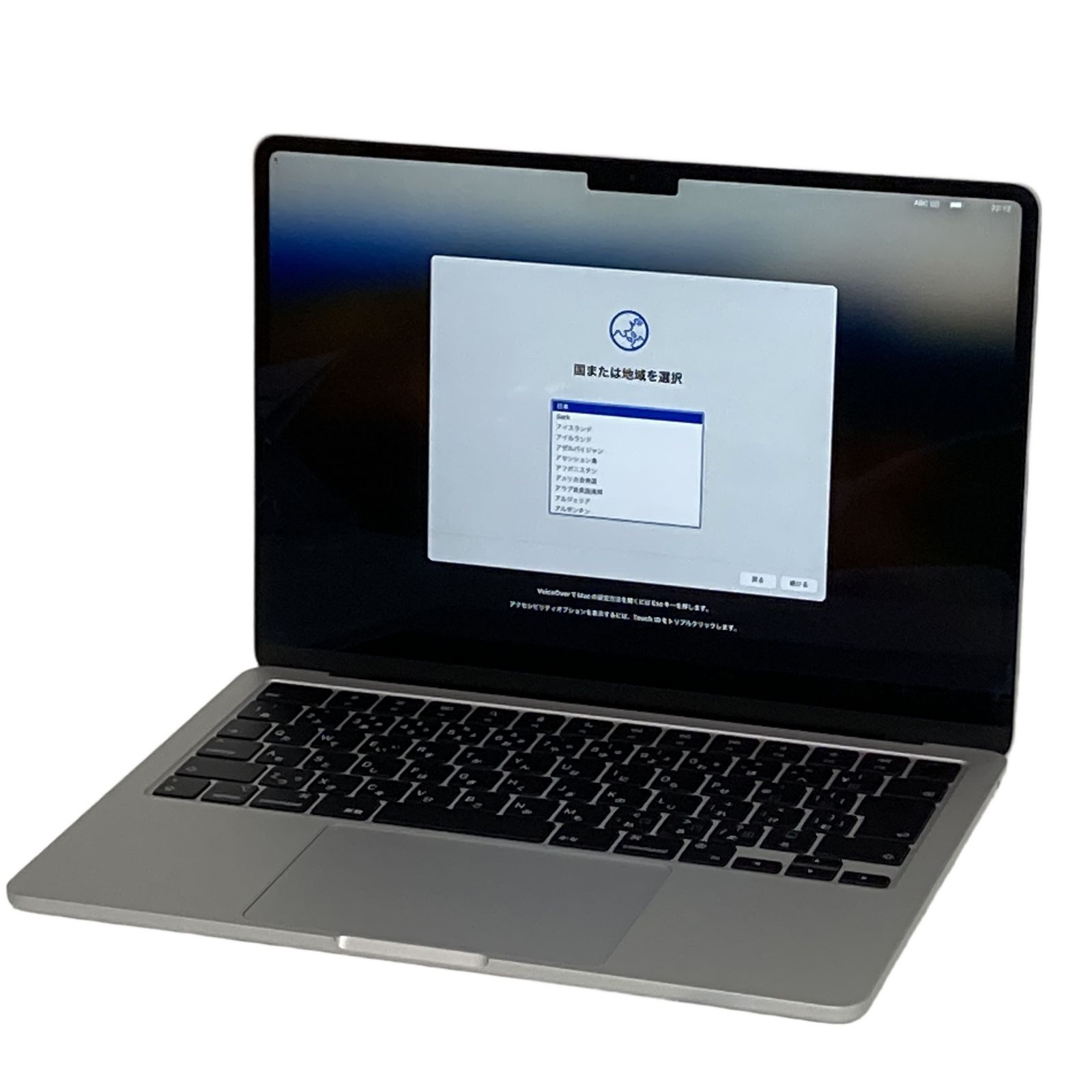 Apple Macbook Air M2 2022 13.6型 ノート PC 16GB SSD 512GB 5回 Sonoma 中古 美品 T11211749