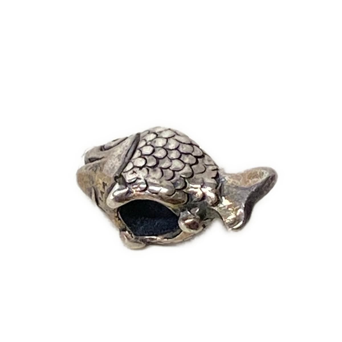 TROLLBEADS(トロールビーズ) ペンダントトップ - シルバー フィッシュ