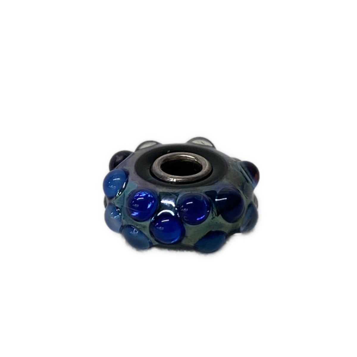 TROLLBEADS(トロールビーズ) ペンダントトップ美品 - シルバー×ブルークリア 6,912円