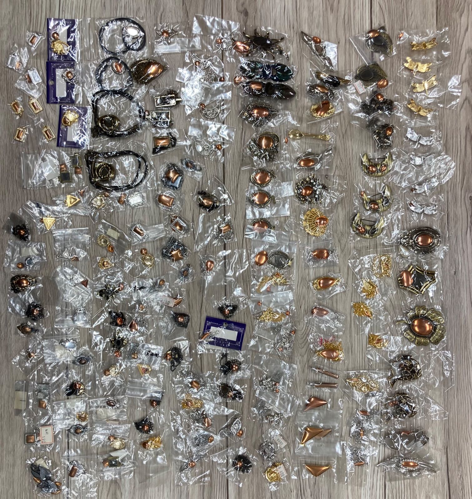 K217 七宝焼き　アクセサリーパーツ　素材　160点セット