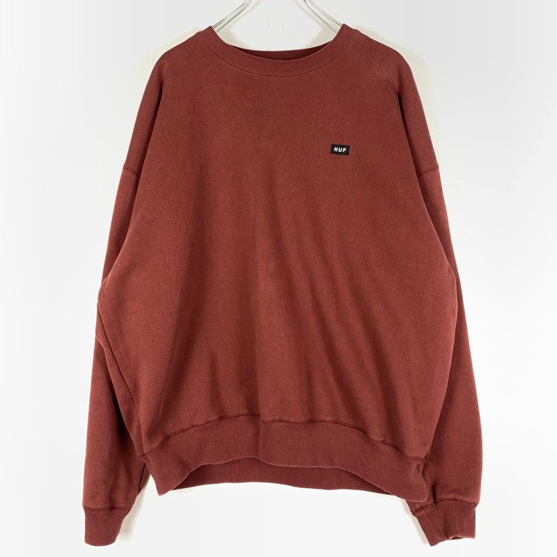 【中古品】 HUF ハフ CLASSIC FLEECE CREW クラシック フリース クルー トップス トレーナー 【142-260508-ks-23-tei】
