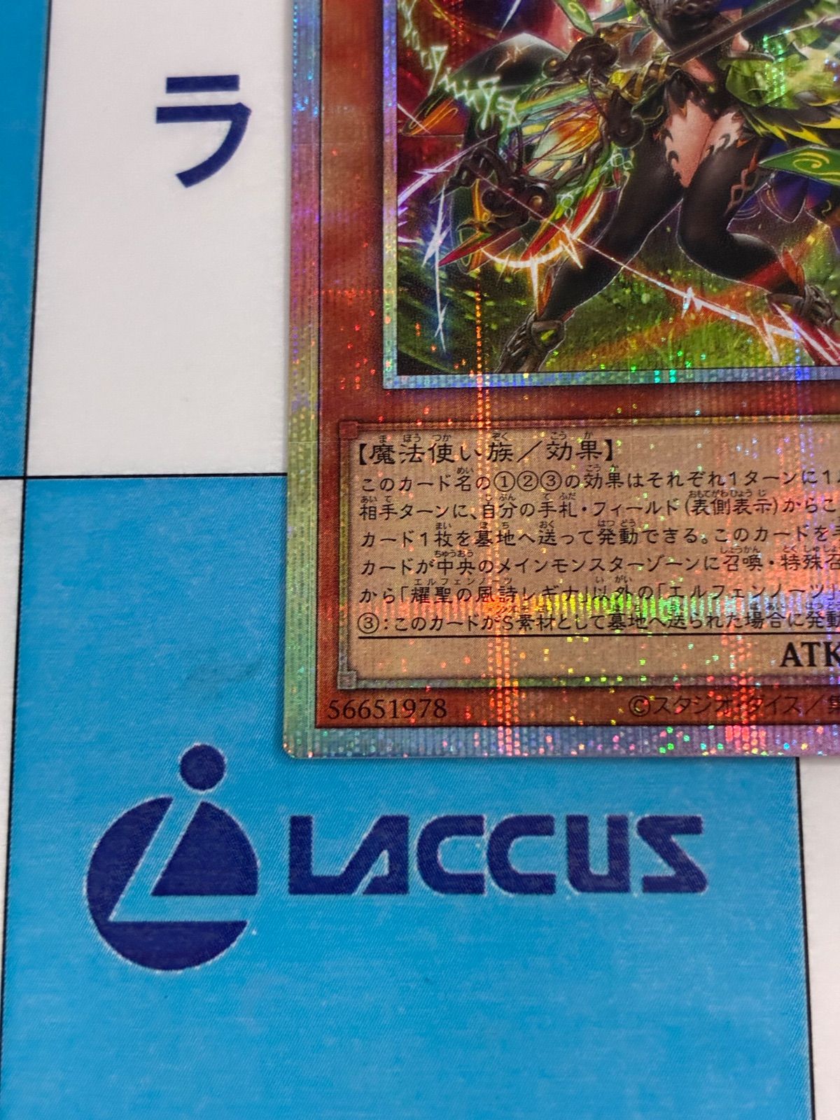 遊戯王 耀聖の風詩レギナ/エルフェンノーツ プリズマティック