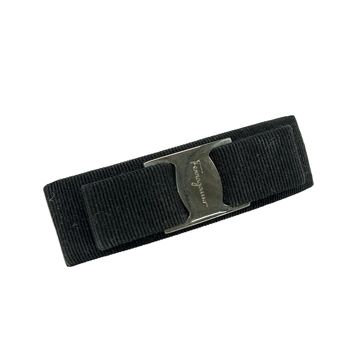 FERRAGAMO/SalvatoreFerragamo(サルバトーレフェラガモ) バレッタ - 黒 ヴァラ