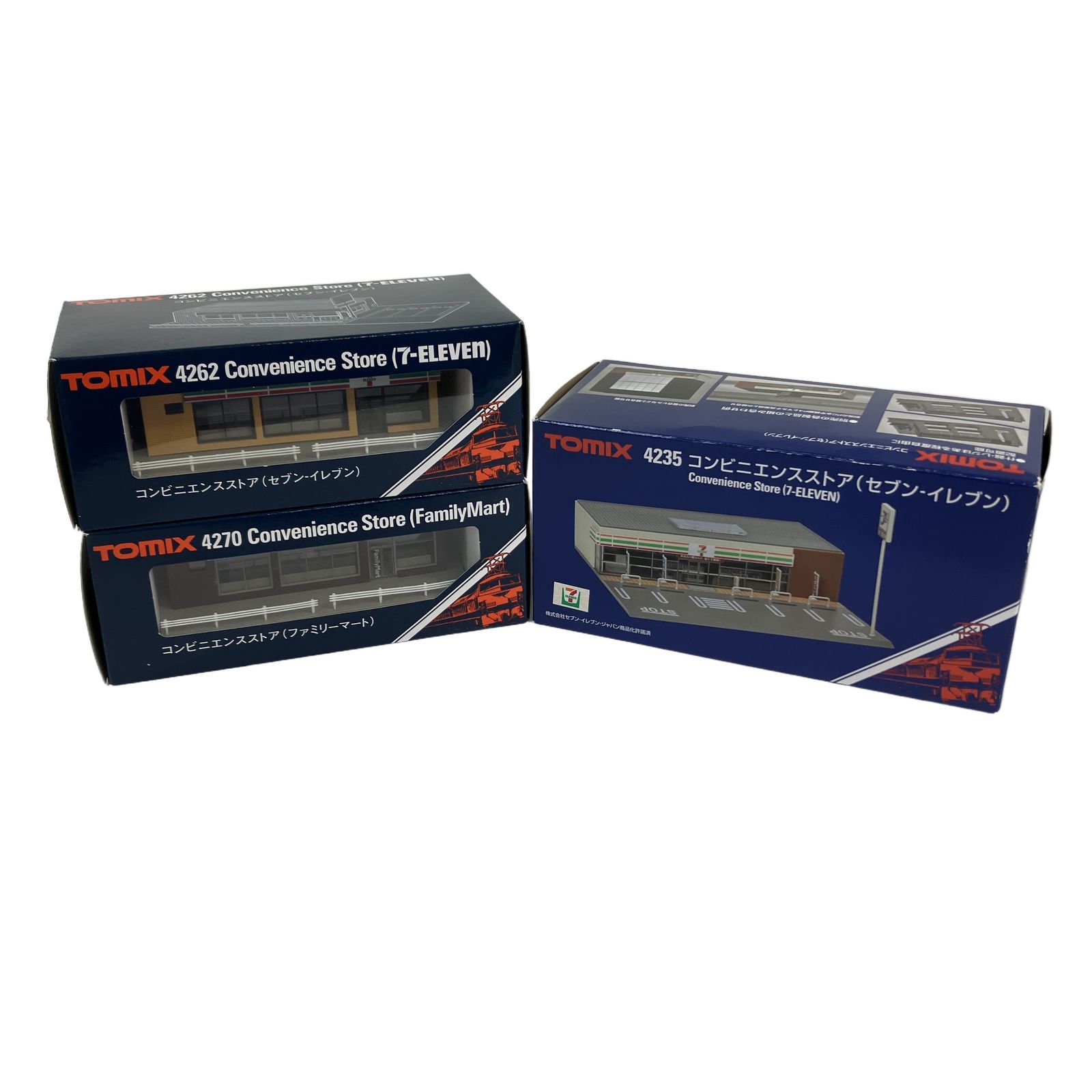 TOMIX 4235/4262/4270 コンビニ 3点セット ストラクチャー Nゲージ 鉄道模型 中古 美品 N11219893
