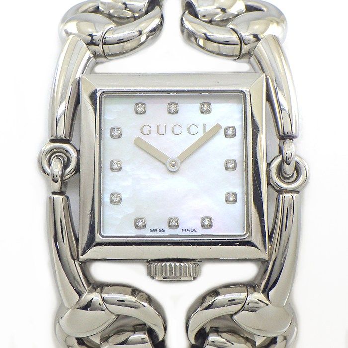 グッチ GUCCI 腕時計 シニョーリア 116.3 12ポイント ダイヤ
