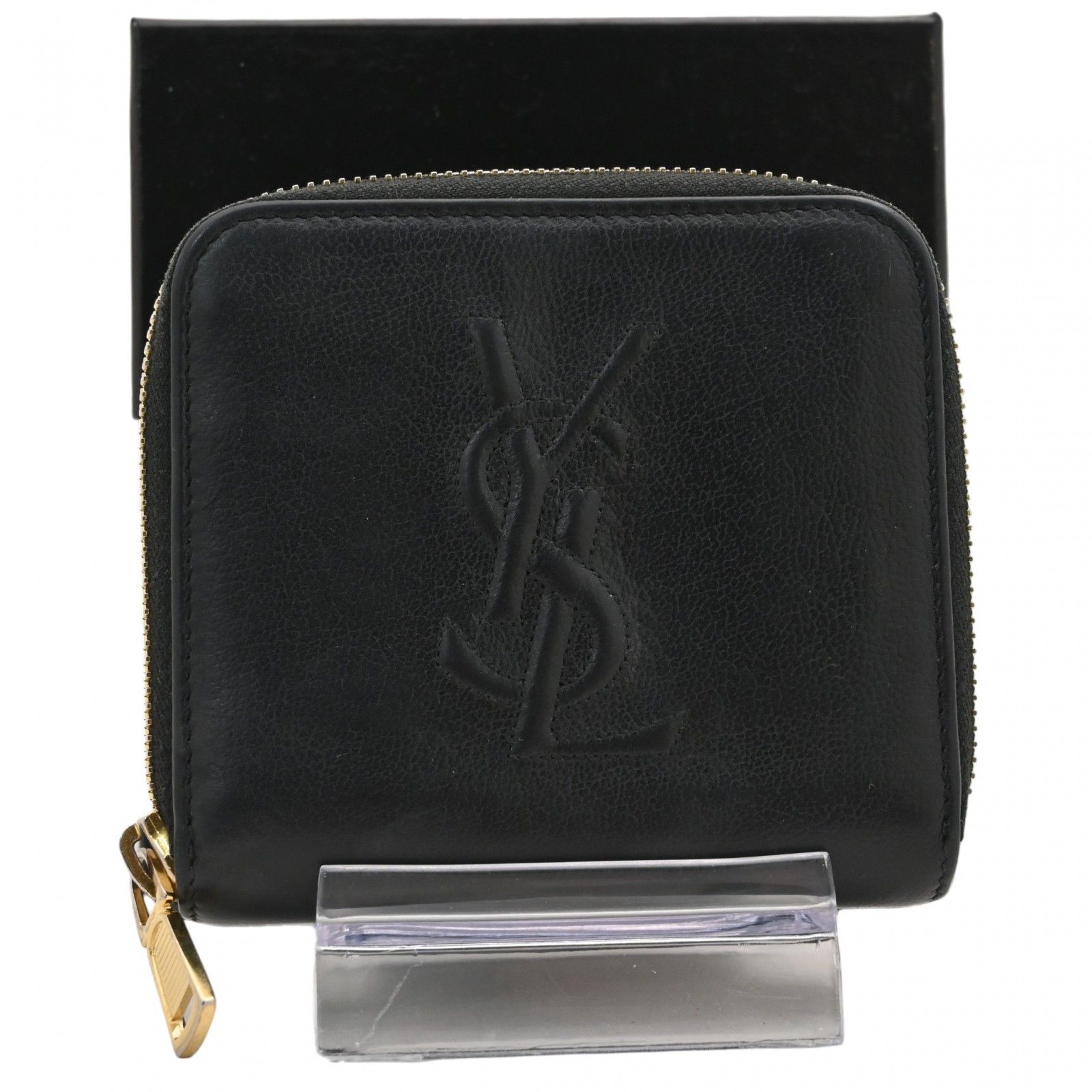 サンローラン YSL カサンドラ ラウンドジップウォレット 二つ折り財布