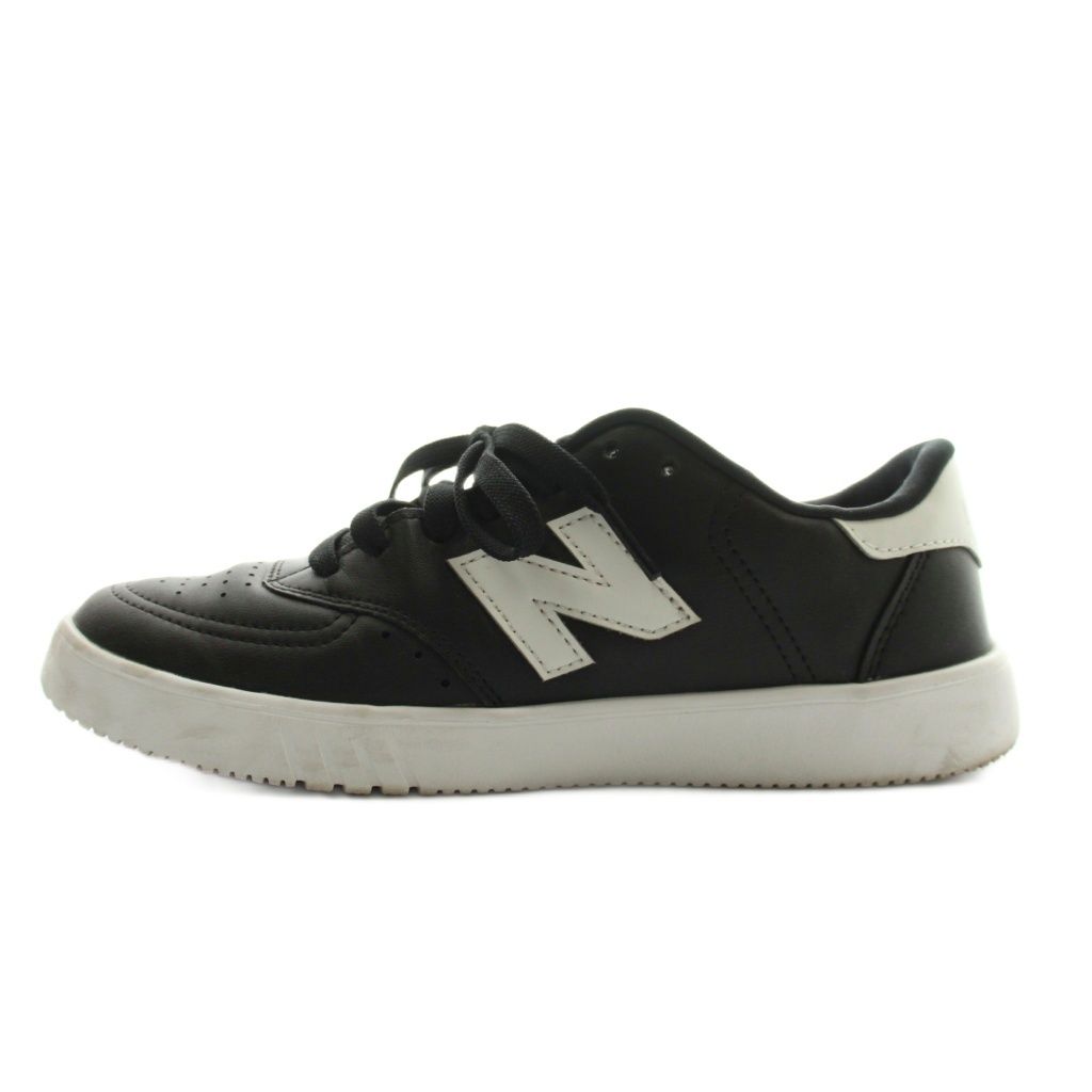 ニューバランス NEW BALANCE ローカットスニーカー シューズ 厚底 ロゴ バイカラー US6 24cm 黒 ブラック 白 ホワイト /BB ■ECE004 4,720円