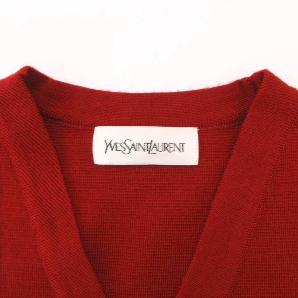 イヴサンローラン YVES SAINT LAURENT ニット カットソー M Vネック イヴサンローラン YVES SAINT LAURENT ニット カットソー M Vネック