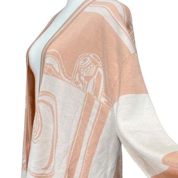 ○◇ エルメス HERMES 極美品 24SS シルク混 ロングカーディガン 長袖 
