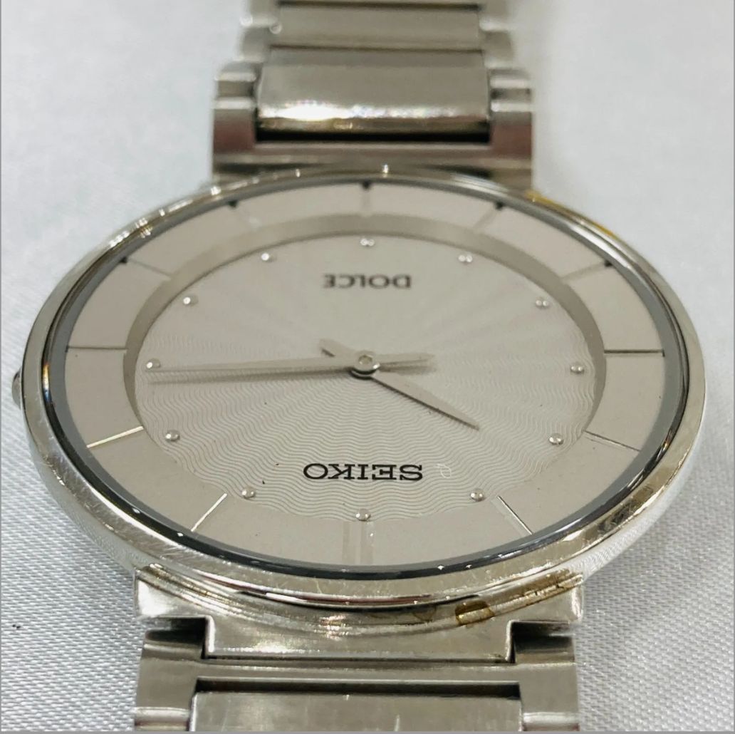 A【稼働品】SEIKO セイコー 4J40-0AC0 DOLCE ドルチェ クォーツ メンズ