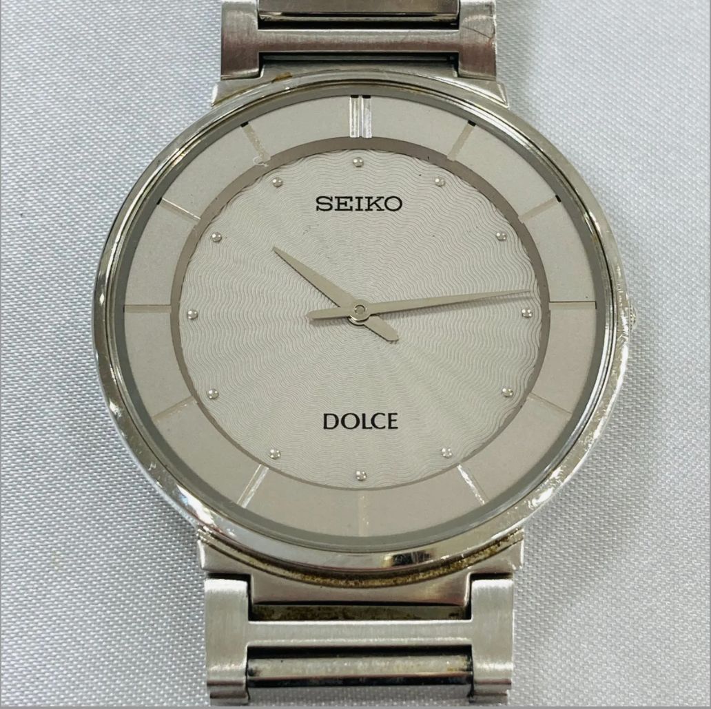 A【稼働品】SEIKO セイコー 4J40-0AC0 DOLCE ドルチェ クォーツ メンズ