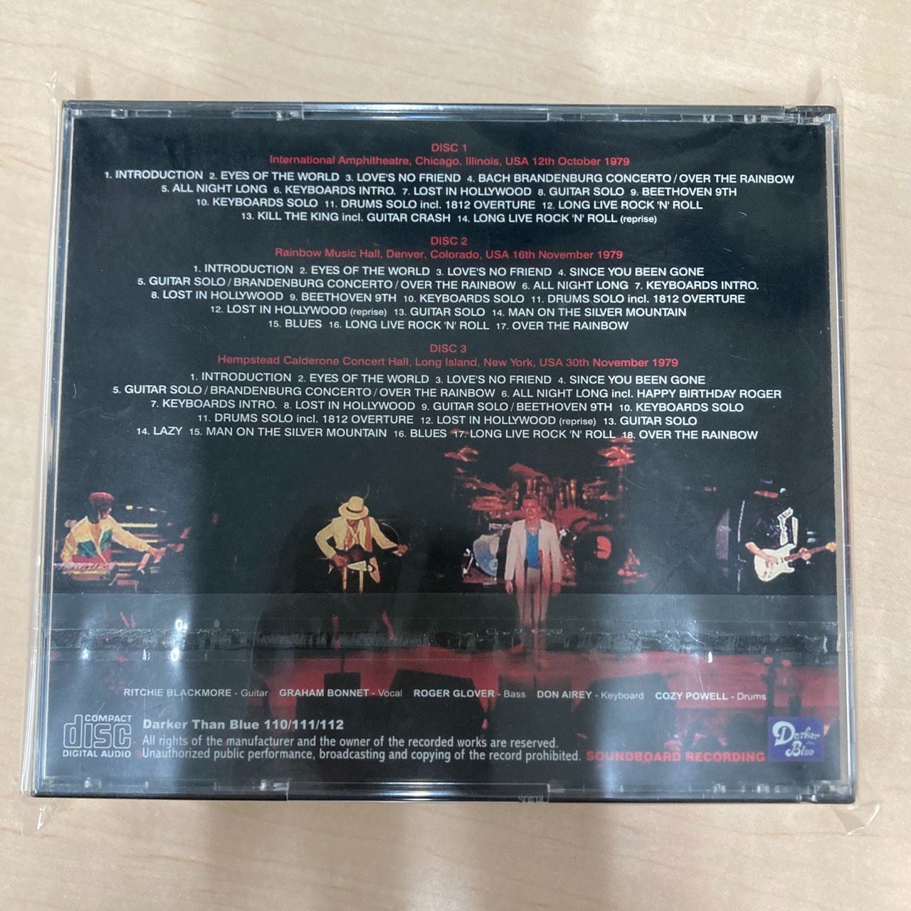 美品】Rainbow DOWN TO FRONTIER Ritchie Blackmore レインボー ライブ