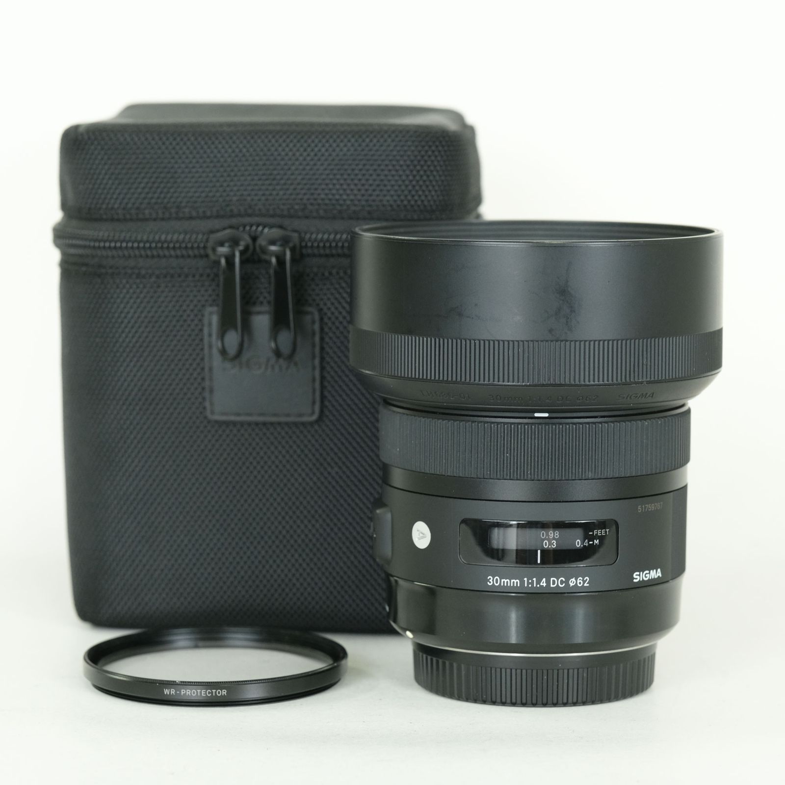 [良品 | 純正フィルター付] SIGMA 30mm F1.4 DC HSM｜Art [シグマSA用] | SIGMA SAマウント 27,625円