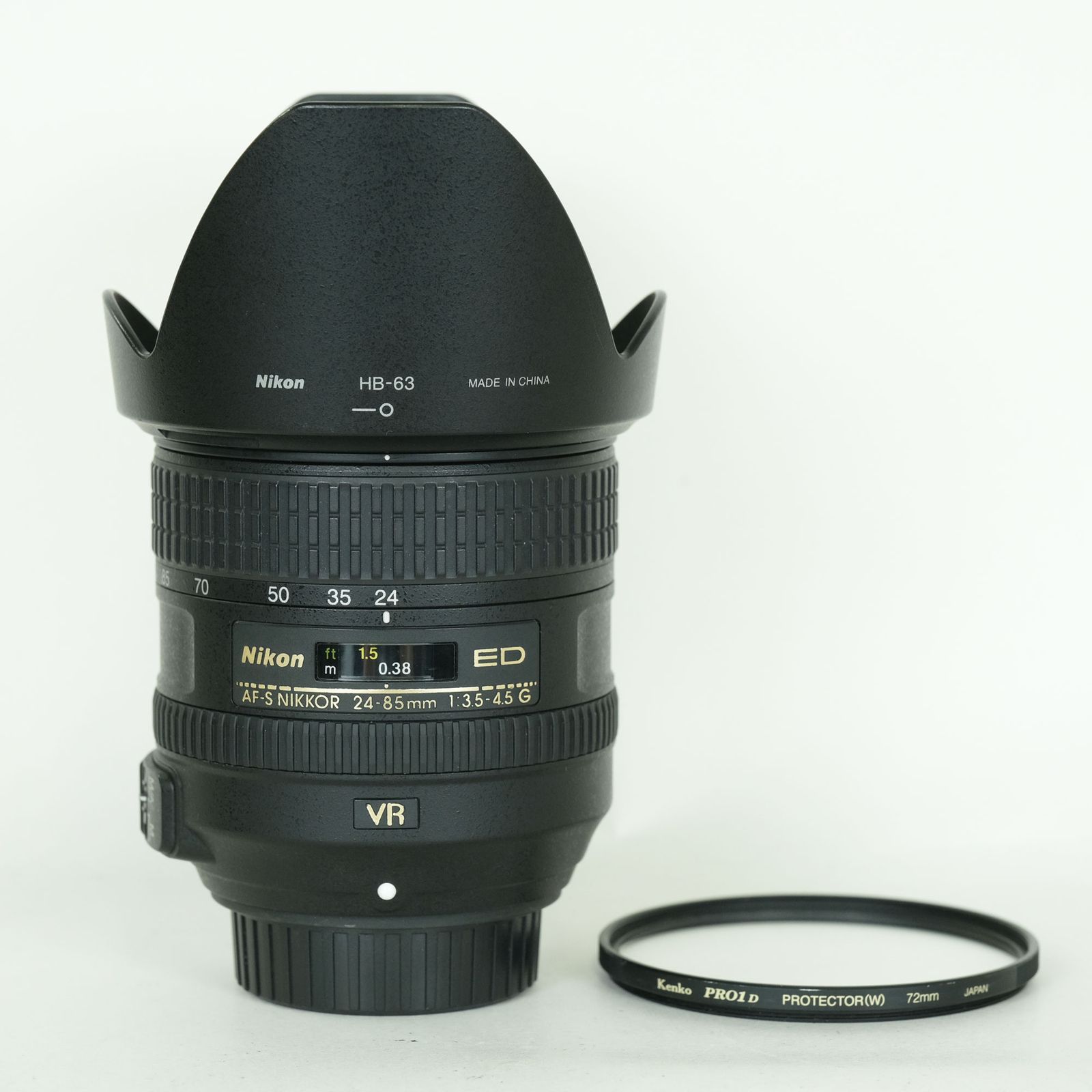 [良品 | フィルター付] Nikon AF-S NIKKOR 24-85mm F3.5-4.5G ED VR | Nikon Fマウント