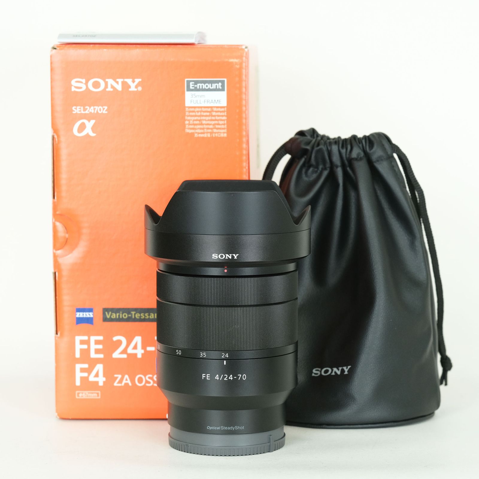 [良品] SONY Vario-Tessar T＊ FE 24-70mm F4 ZA OSS SEL2470Z | SONY Eマウント