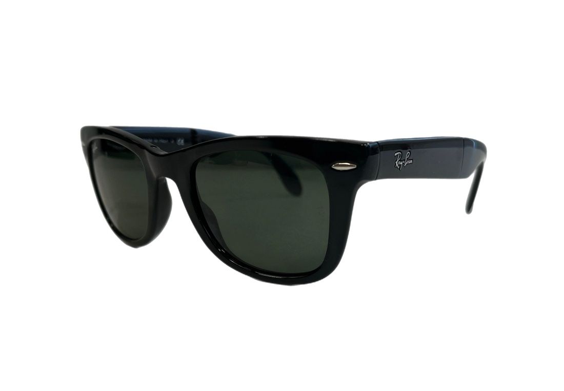 レイバン Ray-Ban WAYFARER FOLDING CLASSIC ウェイファーラー フォールディング クラシック 折りたたみ 0RB4105 眼鏡・サングラス サングラス ブラック 101G-306