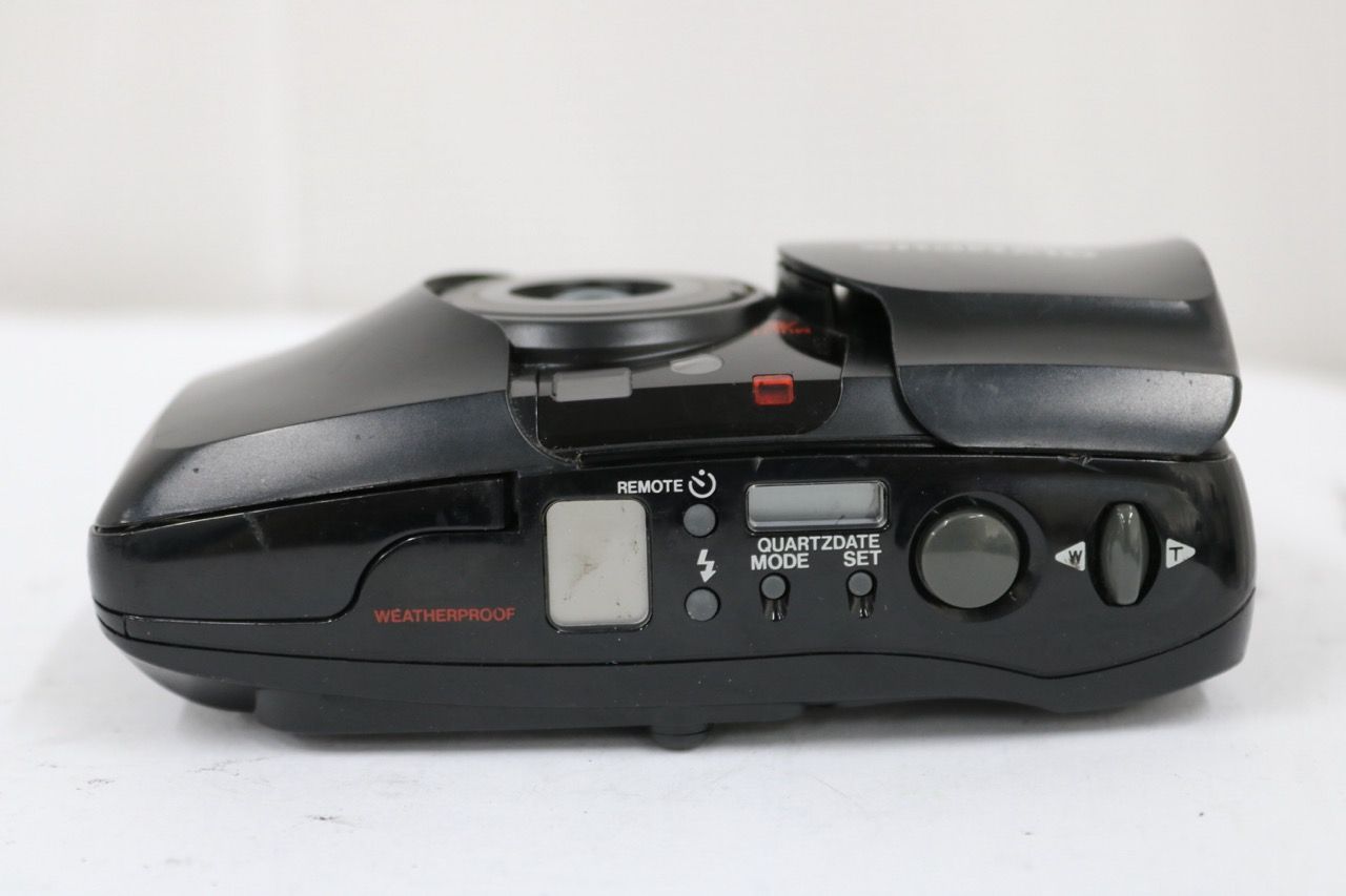 返品保証】 オリンパス Olympus μ mju ZOOM ブラック 35-70mm