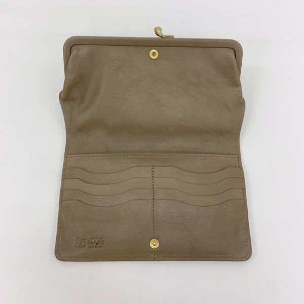 IL BISONTE イルビゾンテ 財布 がま口 長財布 ロングウォレット 小銭