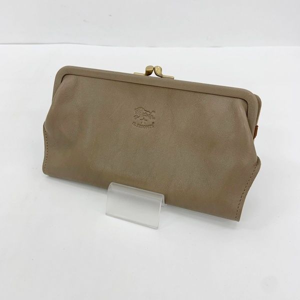 希少品！IL BISONTE 長財布 がま口 イルビゾンテ ウォレット IL BISONTE イルビゾンテ 財布 がま口 長財布 ロングウォレット 小銭