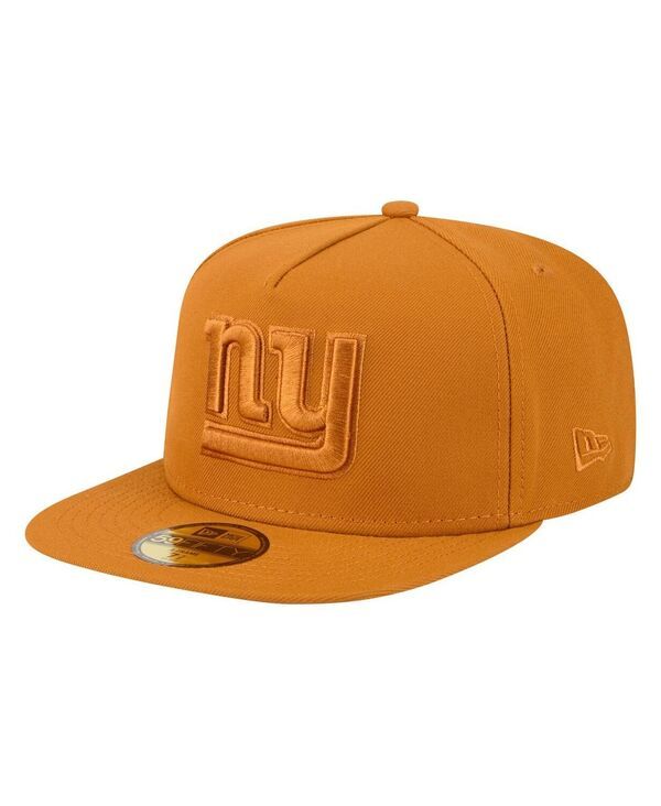 ニューエラ メンズ アクセサリー 帽子 New Era Mens Brown New York Giants Color Pack AFrame 59FIFTY Fitted Hat Brown ブラウン