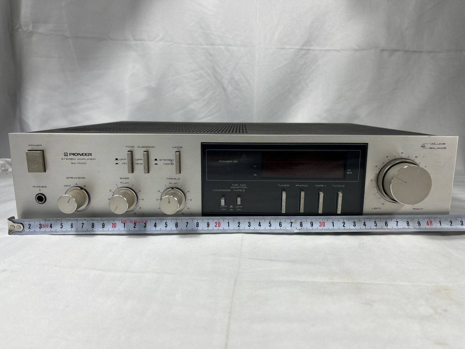 ジャンク品 PIONEER パイオニア STEREO AMPLIFIER MODEL SA-7000