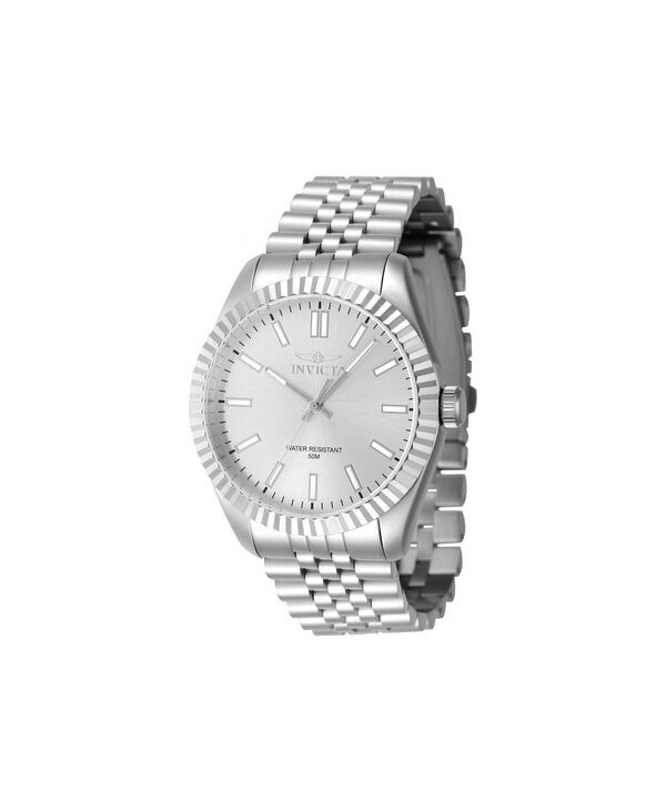 インビクタ メンズ アクセサリー 腕時計 Invicta Mens 47479 Specialty Quartz 3 Hand Silver Dial Watch Silver シルバー