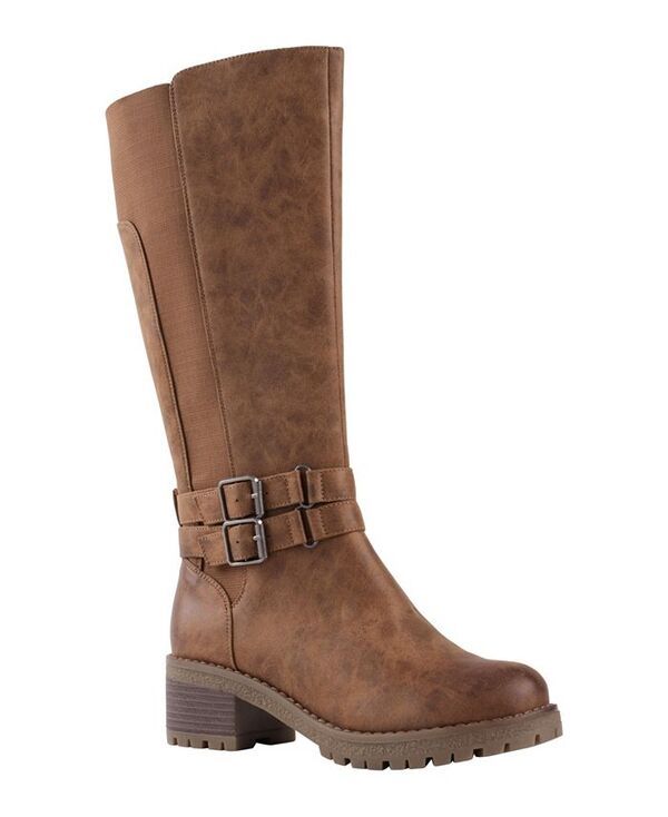 ジーシーシューズ レディース シューズ ブーツ・レインブーツ GC Shoes Womens Jonah KneeHigh Riding Boots Camel キャメル