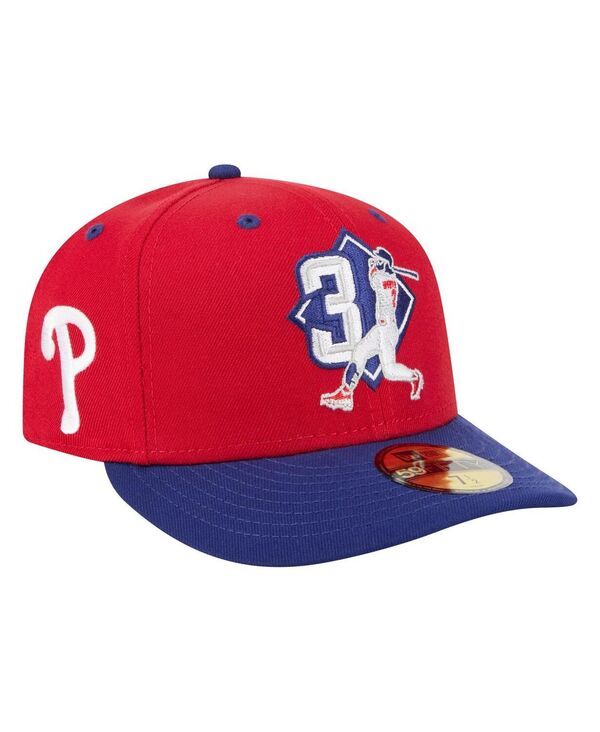 ニューエラ メンズ アクセサリー 帽子 New Era Mens Bryce Harper Red Philadelphia Phillies 59FIFTY Fitted Hat Red レッド