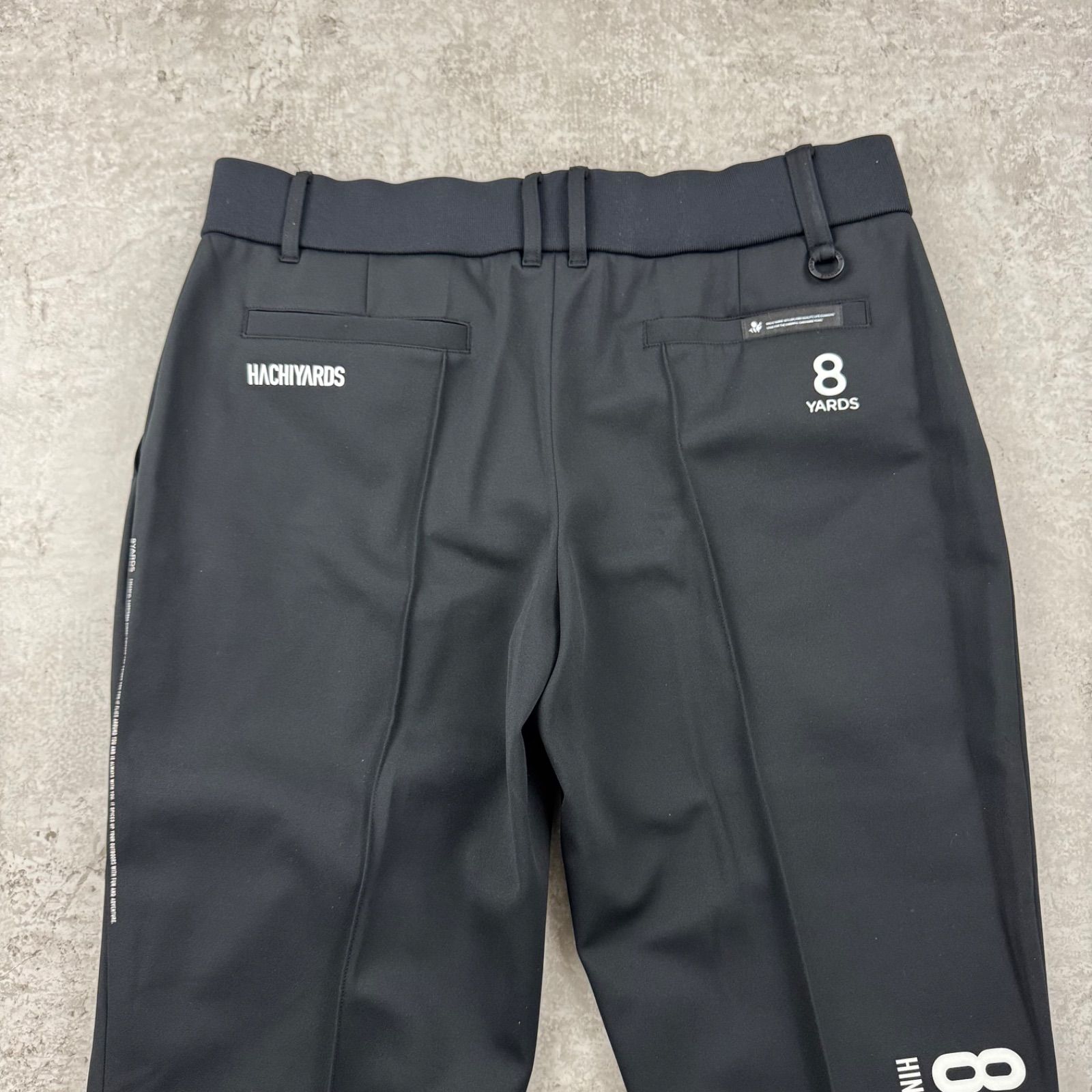 極美品】8YARDS Ribbed Joggers Black 2XL ハチヤーズ ゴルフパンツ