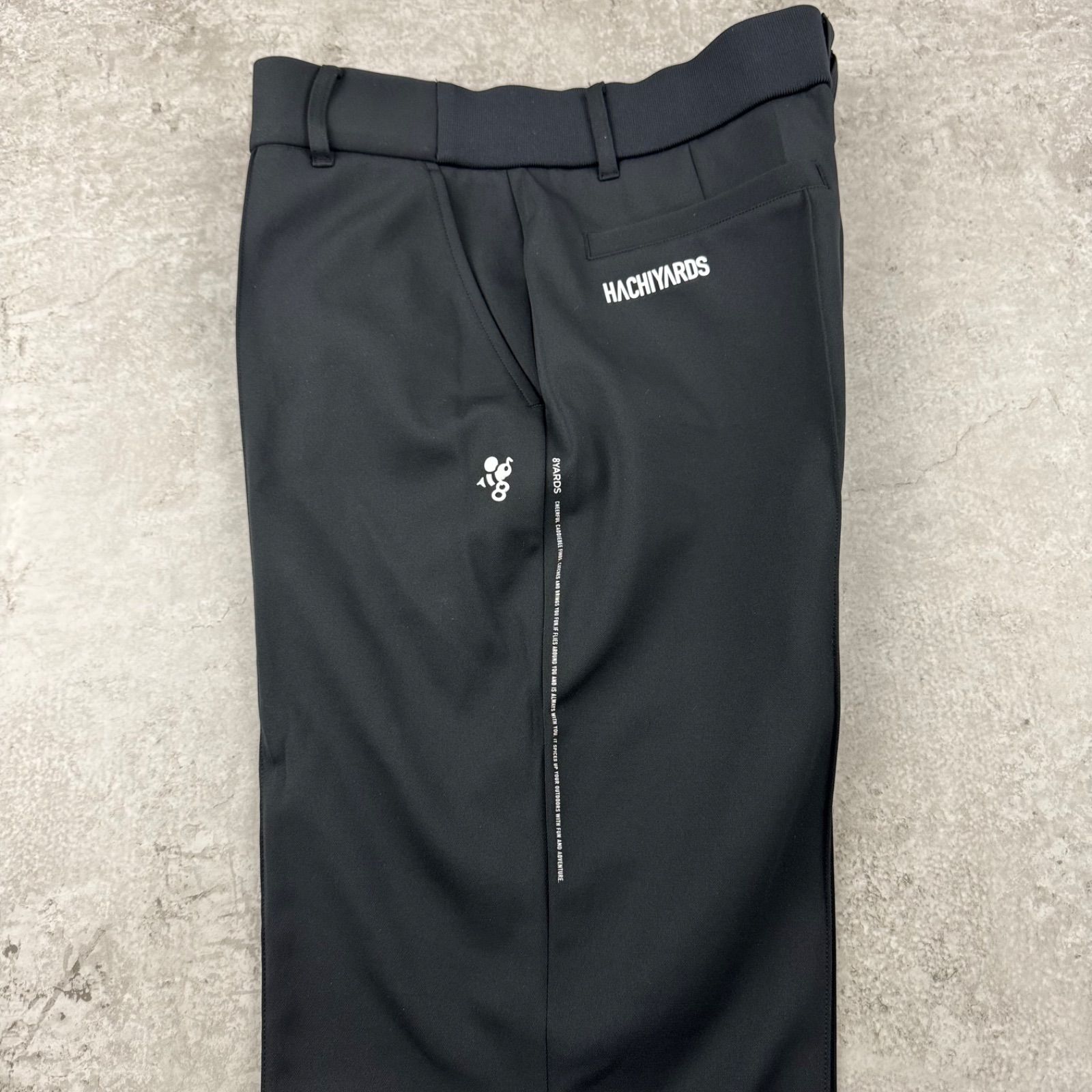 極美品】8YARDS Ribbed Joggers Black 2XL ハチヤーズ ゴルフパンツ