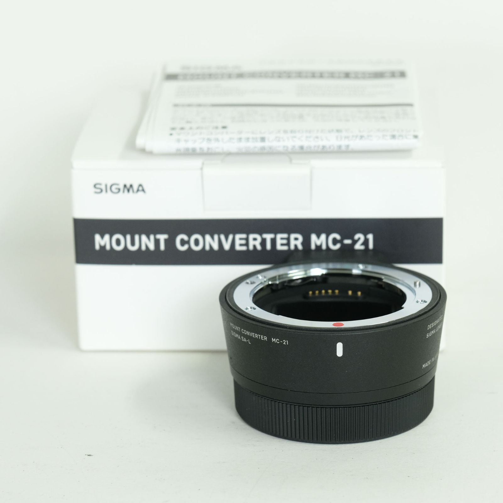 [美品] SIGMA マウントコンバーター シグマSAレンズ/ライカLボディ用 MC-21