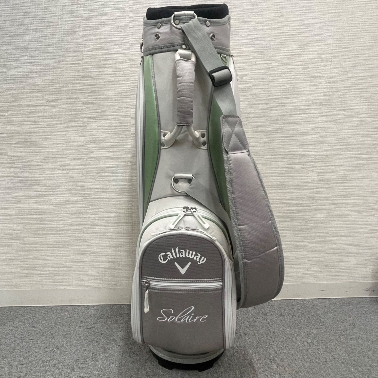 キャロウェイ ソレイル キャディーバッグ ゴルフバッグ　グリーン　緑 NPA】Callaway Solaire キャロウェイ ソレイユ ソレイル キャディ